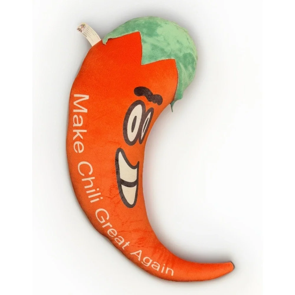 Funny Chili‎ Pepper Food Plush Pillow Make Chili Great Again Novelty Toy